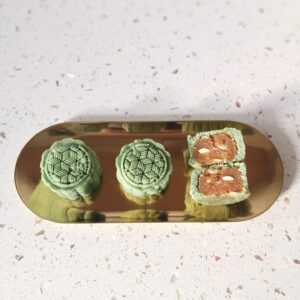 keto pandan melon mooncake gluten free vegetarian diabetic friendly
